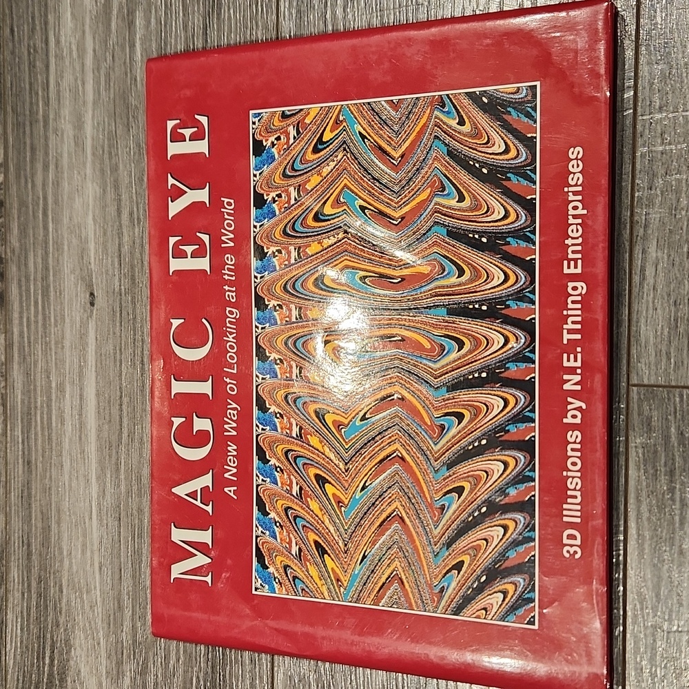 EUC Magic Eye A new way of looking @ the world 3D Illusions Hardcover…